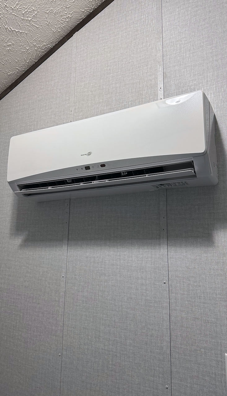 Living room Mini split AC and Heater
