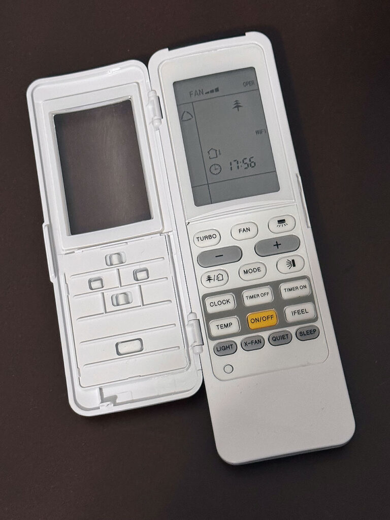 Mini split AC and Heater remote