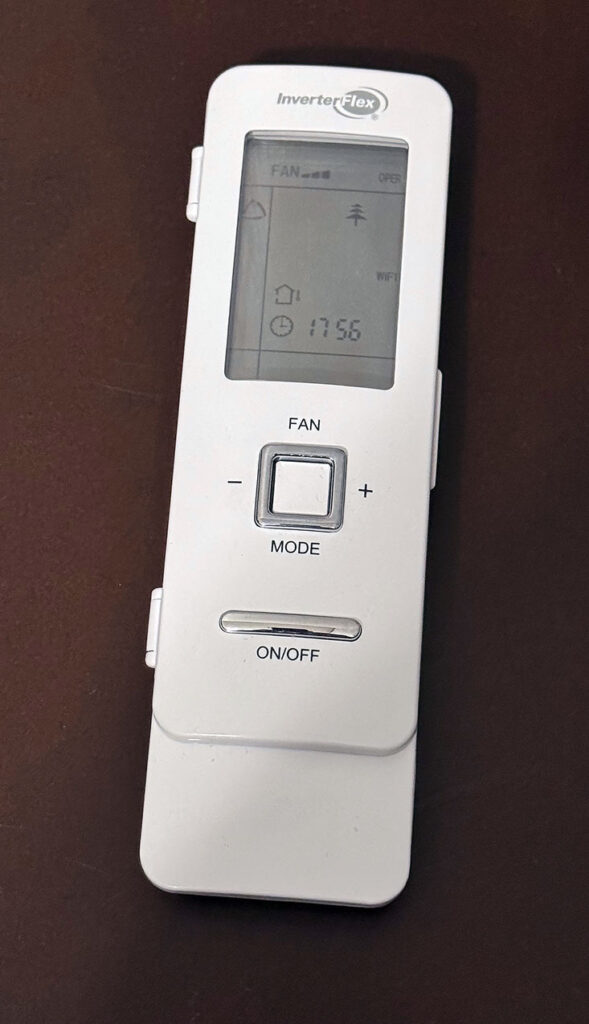 Mini split AC and Heater remote